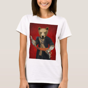 Camiseta Oso en ropas azules 3