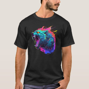 Camiseta oso enojado