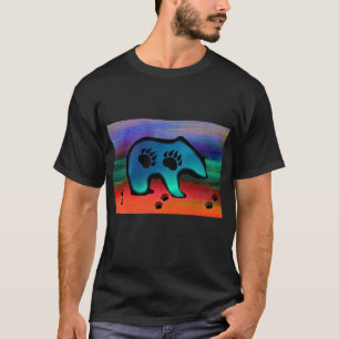 Camiseta Oso espiritual de las luces del norte