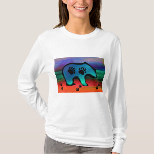 Camiseta Oso espiritual de las luces del norte
