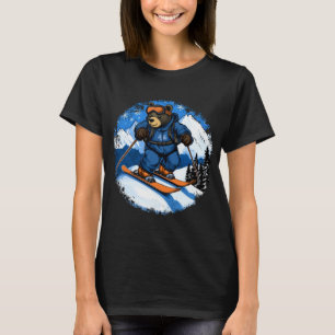 Camiseta Oso esquiador / Esquí oso