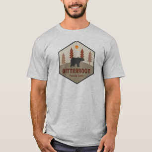 Camiseta Oso Forestal Nacional Bitterroot