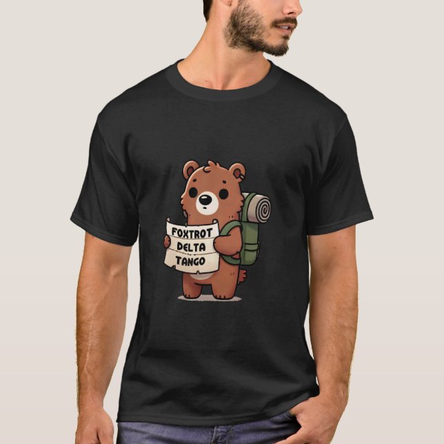 Camiseta Oso Foxtrots Deltas Tangos (Anverso)