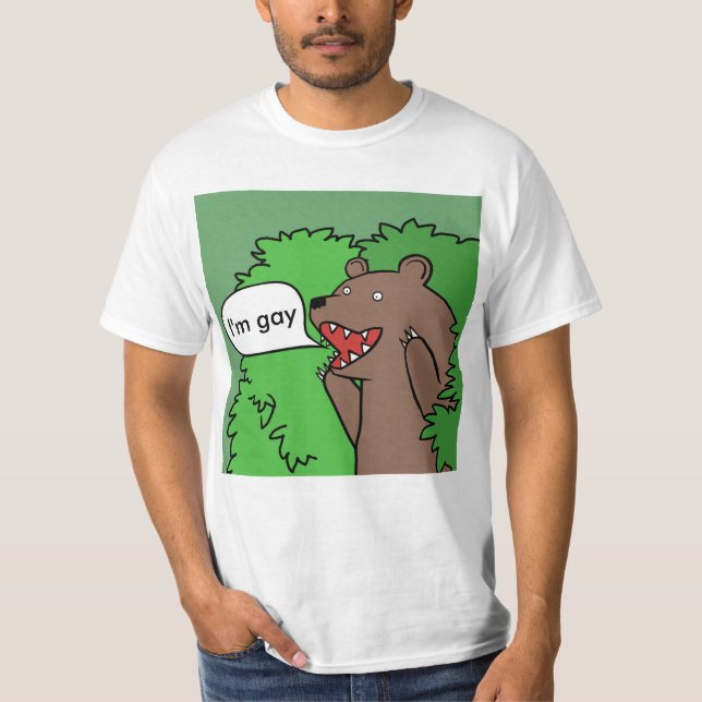 Camiseta oso gay (Anverso)