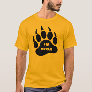 Camiseta OSO GAY Amo a mi cachorro Oso Pata