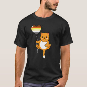 Camiseta Oso Gay Con Gato Y Globo