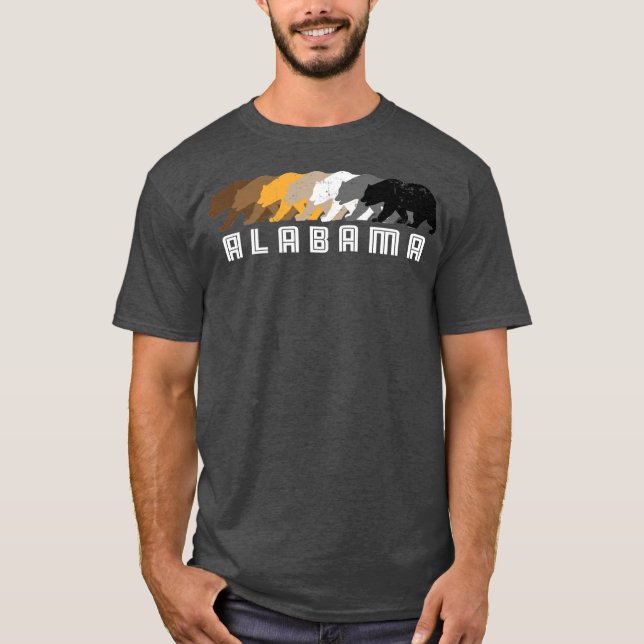 Camiseta Oso gay de Alabama con problemas  (Anverso)