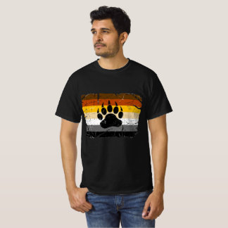 Camiseta Oso gay genial bandera de orgullo Oso Pata 