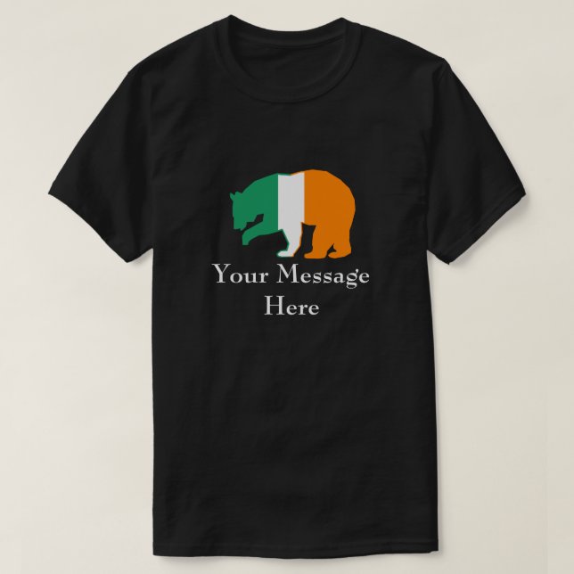 Camiseta Oso gay irlandés (Diseño del anverso)