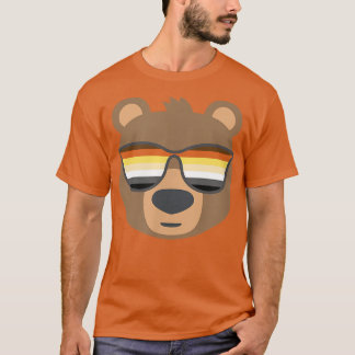 Camiseta Oso gay masculino con orgullo de oso Bandera LGBTQ