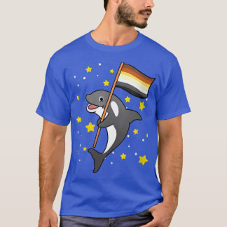 Camiseta Oso Gay Orca Gay Orca Orde Orde V-Cuello