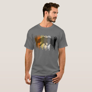 Camiseta Oso genial de Grunge Sombra Osos gays Orgullo