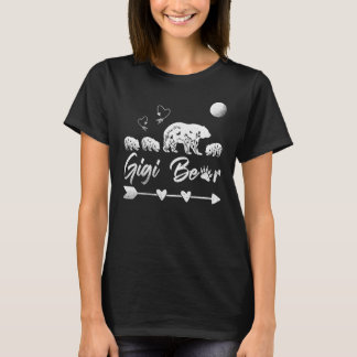 Camiseta Oso Gigi femenino con tres oseznos