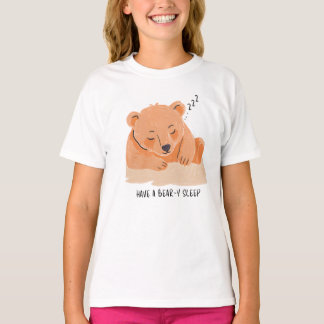 Camiseta Oso gobi durmiendo tranquilamente