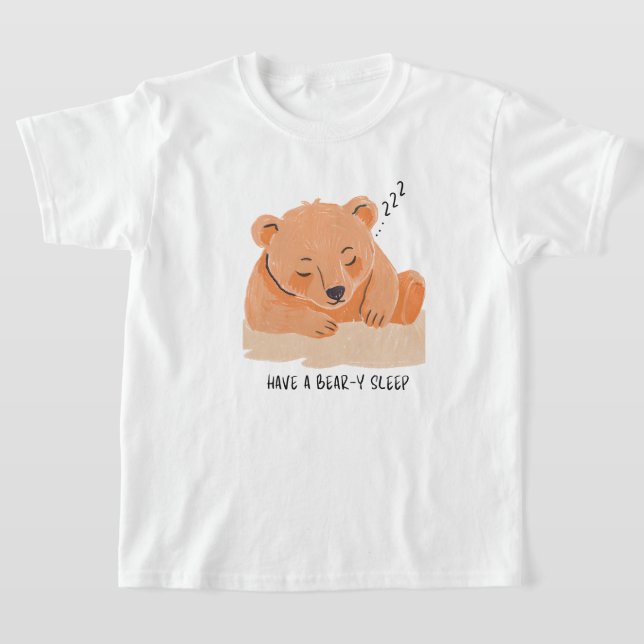 Camiseta Oso gobi durmiendo tranquilamente (Distribución)