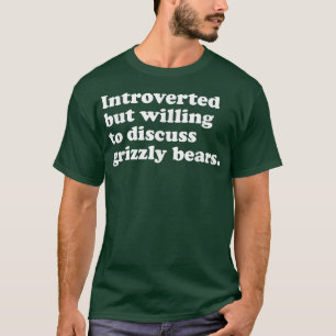Camiseta Oso gracioso oso pardo oso hombres mujeres o niños