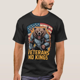 Camiseta Oso Gráfico Veteranos No Reyes