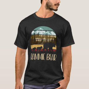 Camiseta Oso Grammie Vintage Día de la Madre Retro Mamá Abu