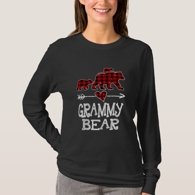 Camiseta Oso Grammy Dos Cubs Navidades Grammy De Plata Roja (Anverso)