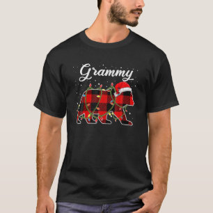 Camiseta Oso Grammy Rojo Búfalo Tapado Bono Mamá Oso