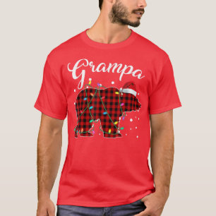 Camiseta Oso Grampa de color rojo con pajama de búfalo