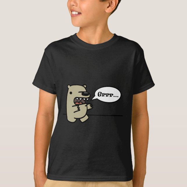 Camiseta Oso grizzly (Anverso)