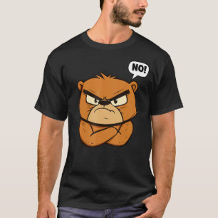 Camiseta Oso Grumpy gracioso - ¡No!