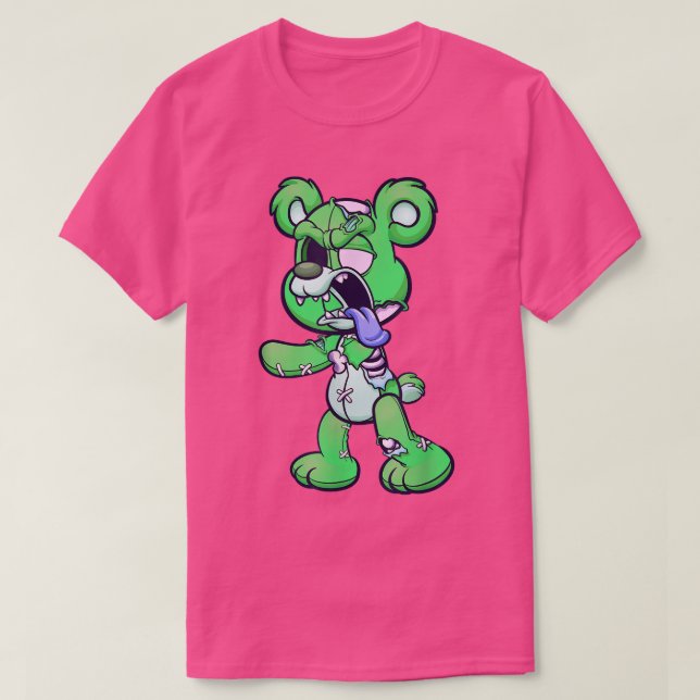 Camiseta Oso Gummy Zombie (Diseño del anverso)