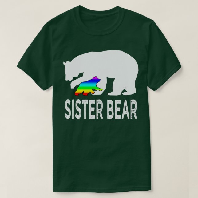 Camiseta oso hermano lgbt (Diseño del anverso)