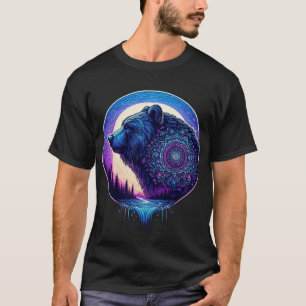 Camiseta Oso iluminado por la luna