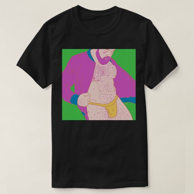 Camiseta Oso jockstrap (Diseño del anverso)