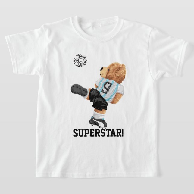Camiseta Oso jugador de fútbol (Distribución)