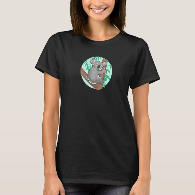 Camiseta Oso Koala Adorable Para Koala (Anverso)