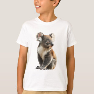 Camiseta Oso Koala Curioso y Esponjoso para Niños Amantes d