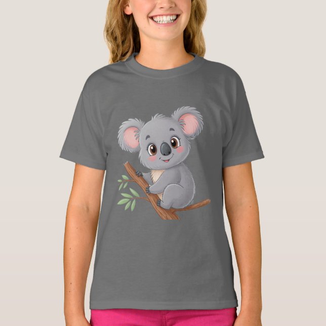 Camiseta Oso koala lindo (Anverso)