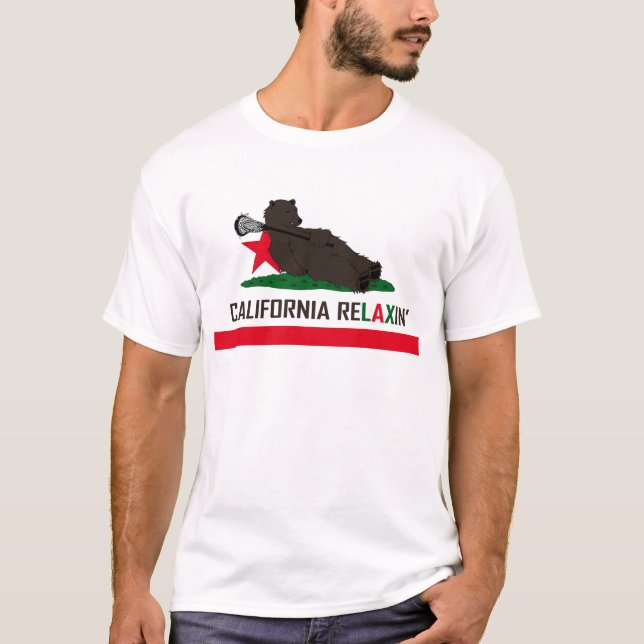 Camiseta Oso LaCrosse de California (Anverso)