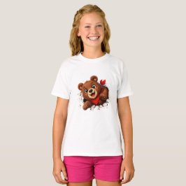 Camiseta Oso lindo de avance – Divertido delante y detrás