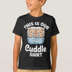 Camiseta Oso Lindo Pareja Emparejada Esto Es Nuestro Abrazo