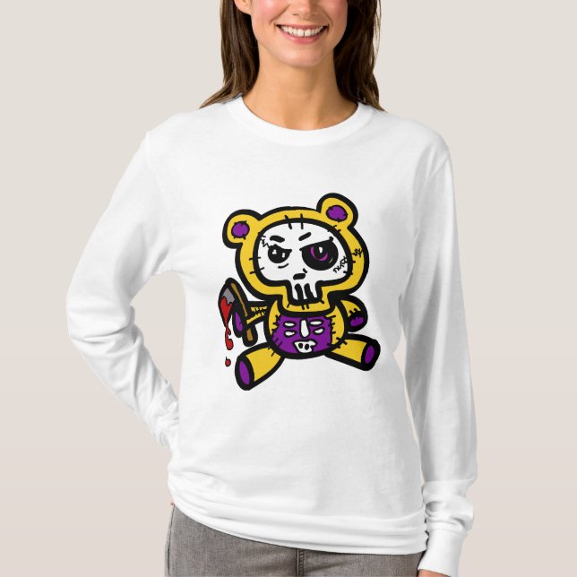 Camiseta oso malvado (Anverso)