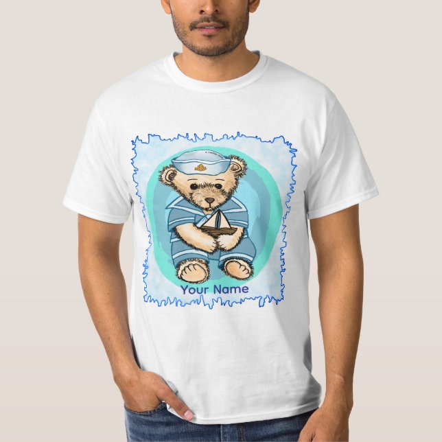 Camiseta Oso Marinero Bebé (Anverso)