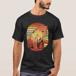 Camiseta Oso marrón al aire libre Naturaleza animal del bos