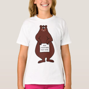 Camiseta Oso Marrón Divertido