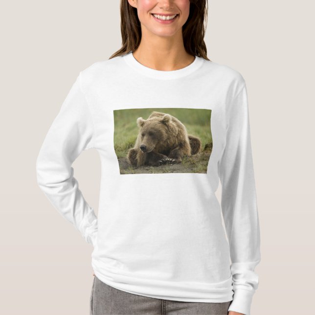 Camiseta Oso marrón o oso pardo costero, Ursus (Anverso)