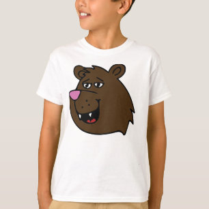 Camiseta oso, marrón, oso de peluche