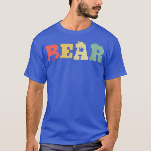 Camiseta Oso marrón retro - oso pardo vintage Naturaleza Be