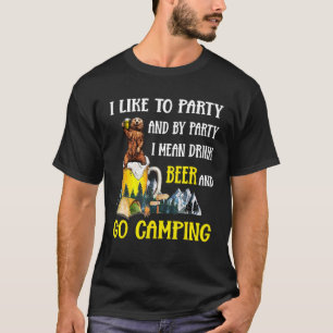 Camiseta Oso, Me Gusta El Fiesta, Quiero Decir, Bebe Cervez