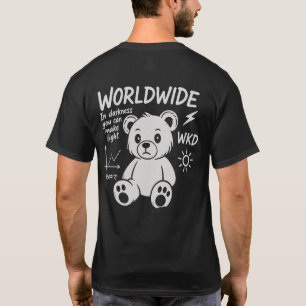Camiseta Oso mundial - Luz en la oscuridad