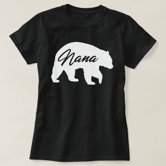 Camiseta oso nana (Diseño del anverso)