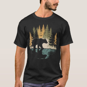 Camiseta Oso Naturaleza Grizzly Camping Exterior