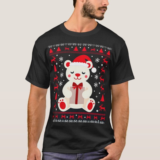 Camiseta Oso Navidad Navidad (1) (Anverso)